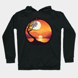 Sky paints leaves. Hoodie